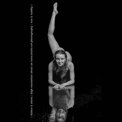 Wet Ballet - Dana Dancer. NoTextBook No. 3. Actor: Dana. Artist: Jay Gee. Production: Erotic Art Photography EAP.