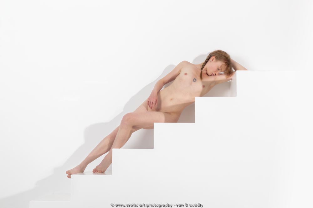 Show Stairs. First Shots on EAP. Actor: Dana - Artist: Jay Gee - Production: Erotic Art Photography EAP.